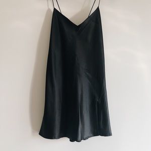 La Senza black mini slip dress